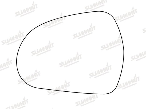 Summit Heated Base Plate With Standard Mirror Glass fits Peugeot 207, 207cc, 308 LHS - Summit - My Roof Bars
