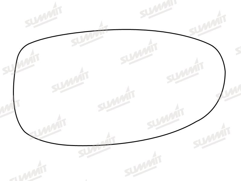 Summit Stick-On Standard Mirror Glass fits Chrysler Neon LHS - Summit - My Roof Bars