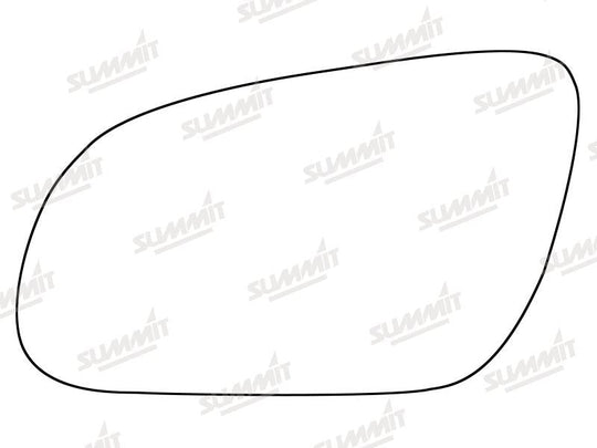 Summit Stick-On Standard Mirror Glass fits Audi A8 02 to 08 LHS - Summit - My Roof Bars