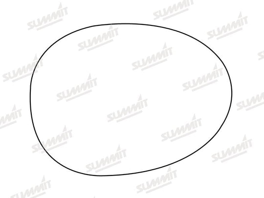 Summit Non-Heated Base Plate With Standard Mirror Glass fits Peugeot 107 05 on RHS - Summit - My Roof Bars