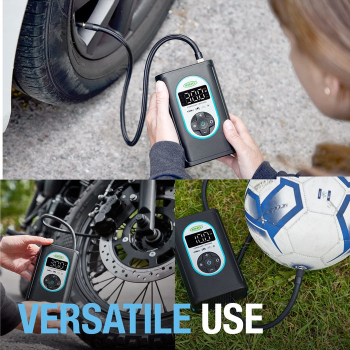 Ring Automotive RTC4000 cordless tyre inflator air compressor car pump. Recharge - Ring Automotive - My Roof Bars