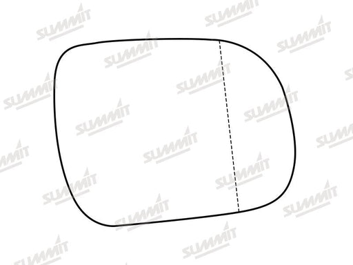 Summit Stick-On Aspheric Mirror Glass fits Toyota Hilux 05 to 16 RHS - Summit - My Roof Bars