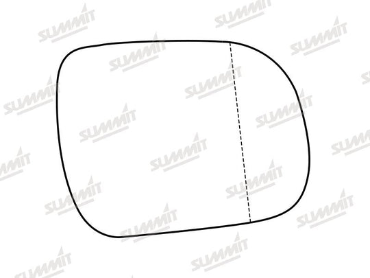 Summit Stick-On Aspheric Mirror Glass fits Toyota Hilux 05 to 16 RHS - Summit - My Roof Bars