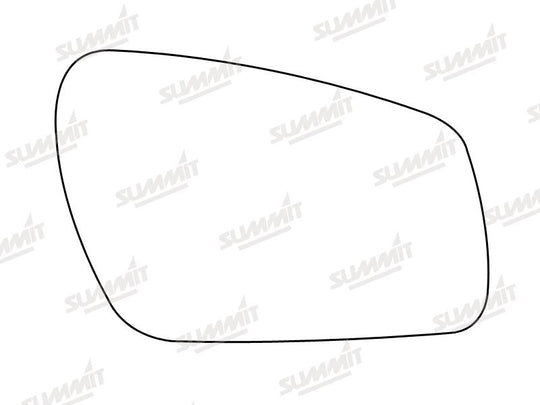 Summit Non-Heated Base Plate With Blind Spot Mirror Glass fits Ford Mondeo RHS - Summit - My Roof Bars