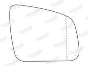 Summit Stick-On Aspheric Mirror Glass fits Mercedes C Class 07 on RHS - Summit - My Roof Bars