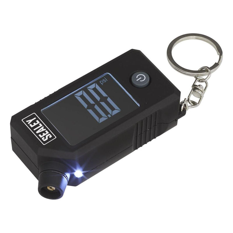 Sealey Digital Tyre Pressure & Tread Depth Gauge with LED TSTPG12 - Sealey - My Roof Bars