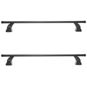 SUP-026 Premium Multi Fit Roof Bars, Black Steel, Set of 2 - Summit - My Roof Bars