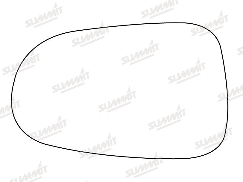 Summit Stick-On Standard Mirror Glass fits Ford Galaxy RHS - Summit - My Roof Bars