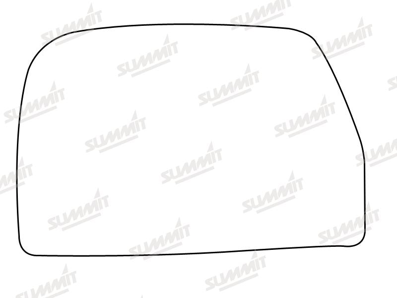 Summit Stick-On Commercial Lower Blind-Spot Mirror Glass fits Iveco Daily LHS - Summit - My Roof Bars
