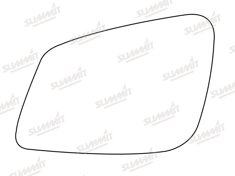 Summit Heated Base Plate With Blind Spot Mirror Glass fits BMW 1 Series, 5 Series, 6 Series LHS - Summit - My Roof Bars