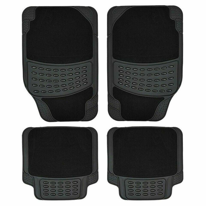 Heavy Duty Rubber & Carpet Floor Mats Set Universal Fit - UKB4C - My Roof Bars