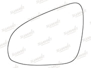 Summit Heated Base Plate With Standard Mirror Glass fits Toyota Yaris LHS - Summit - My Roof Bars