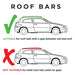 Summit Roof Bars fits BMW 3 Series Touring E46 1999-2005 Estate 5D w Railing - Summit - My Roof Bars