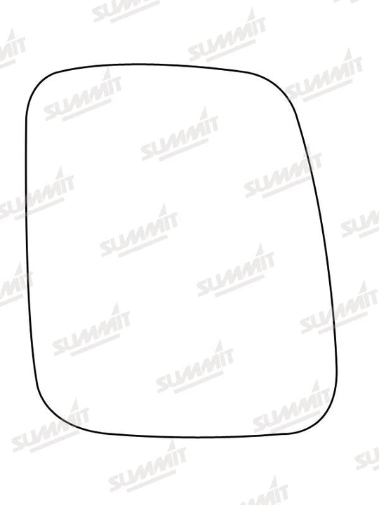 Summit Stick-On Commercial Mirror Glass fits VW Transporter 90 on RHS - Summit - My Roof Bars