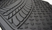 Heavy Duty Rubber Tyre Tred Car Floor Mats Set Non Slip Washable Universal Fit - UKB4C - My Roof Bars