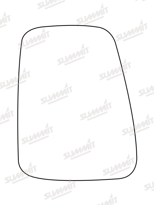 Summit Stick-On Commercial Mirror Glass fits Renault Extra 92 to 00 LHS - Summit - My Roof Bars
