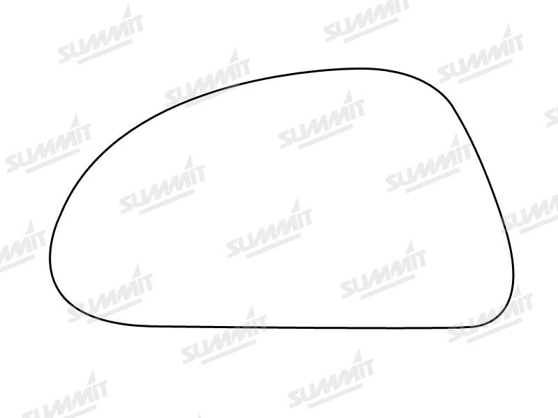 Summit Stick-On Standard Mirror Glass fits Suzuki Alto 81 on LHS - Summit - My Roof Bars