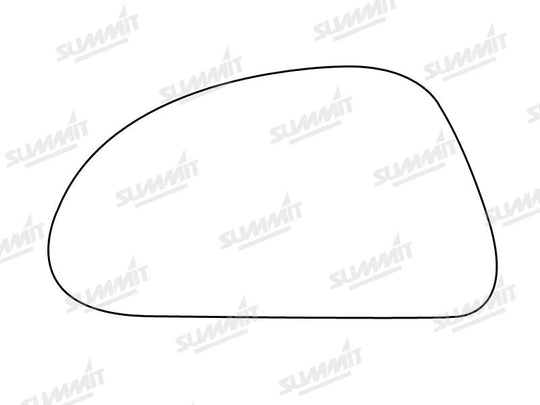 Summit Stick-On Standard Mirror Glass fits Suzuki Alto 81 on LHS - Summit - My Roof Bars