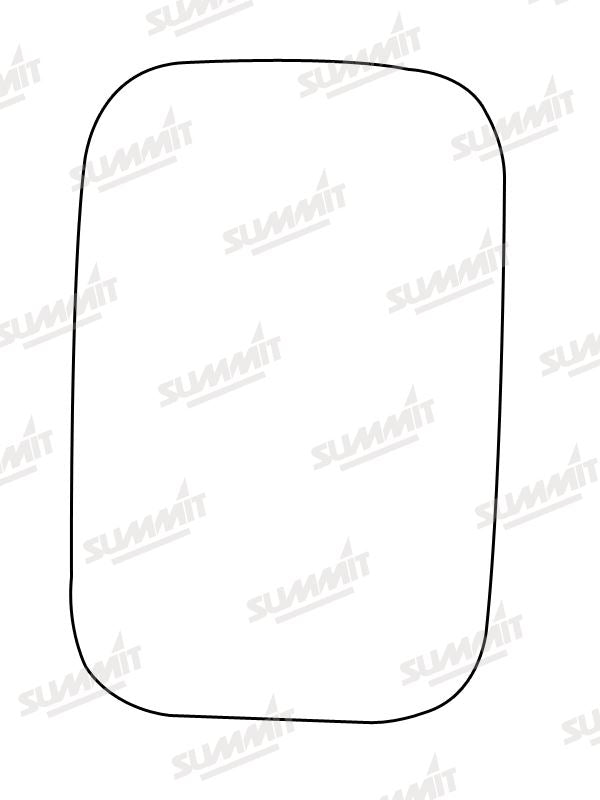 Summit Stick-On Commercial Mirror Glass fits Land Rover 83-90 & Defender 88-15 Sherpa Van 88 to 90 LHS & RHS - Summit - My Roof Bars