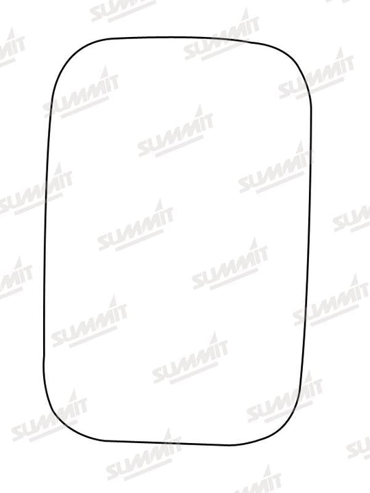 Summit Stick-On Commercial Mirror Glass fits Land Rover 83-90 & Defender 88-15 Sherpa Van 88 to 90 LHS & RHS - Summit - My Roof Bars