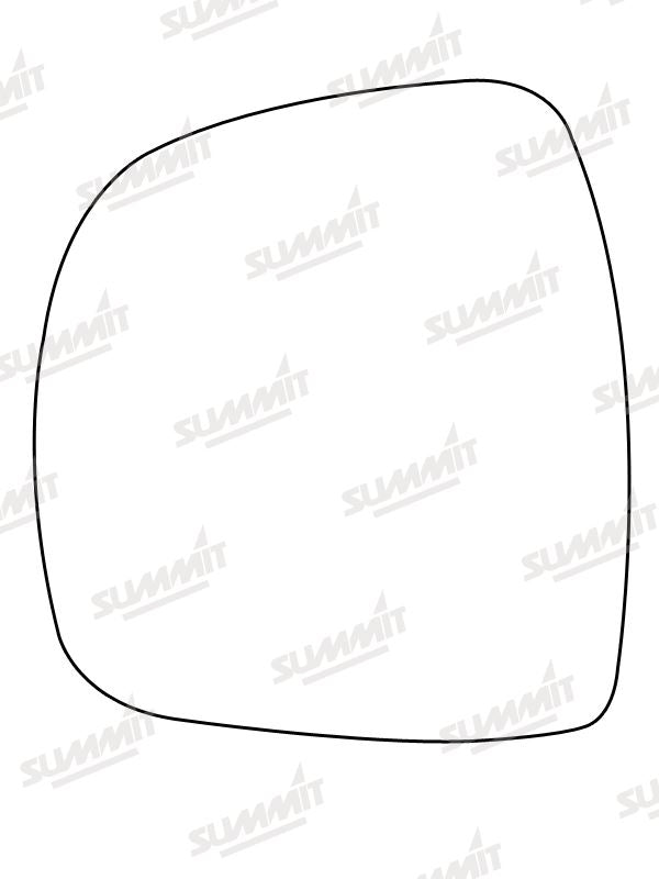 Summit Stick-On Commercial Mirror Glass fits Mercedes Vito LHS - Summit - My Roof Bars