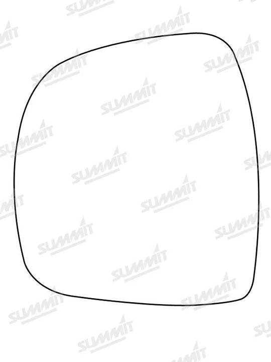 Summit Stick-On Commercial Mirror Glass fits Mercedes Vito LHS - Summit - My Roof Bars