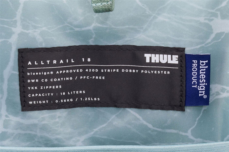 Thule AllTrail 18L daypack with rain cover Pond grey