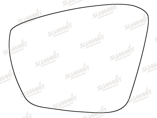 Summit Stick-On Standard Mirror Glass fits Skoda Octavia 15 on LHS - Summit - My Roof Bars
