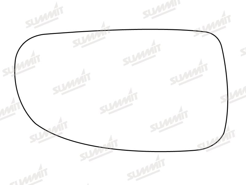 Summit Stick-On Standard Mirror Glass fits Daewoo Leganza RHS - Summit - My Roof Bars