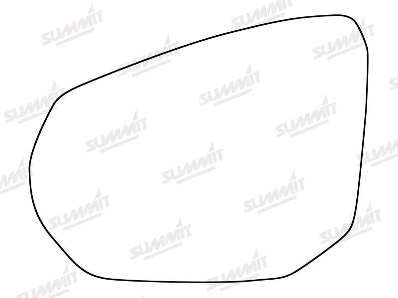 Summit Stick-On Standard Mirror Glass fits Nissan Juke 19 on LHS - Summit - My Roof Bars