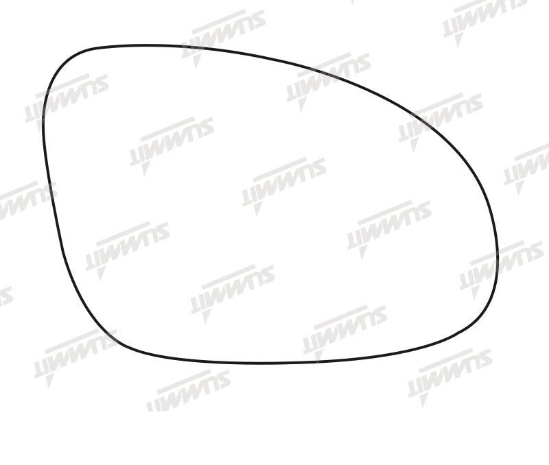 Summit Heated Base Plate With Blind Spot Mirror Glass fits VW Golf 05 to 08 / Passat 05 RHS - Summit - My Roof Bars