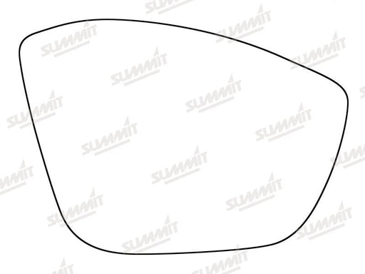 Summit Heated Base Plate With Standard Mirror Glass fits Peugeot 208 13 on RHS - Summit - My Roof Bars