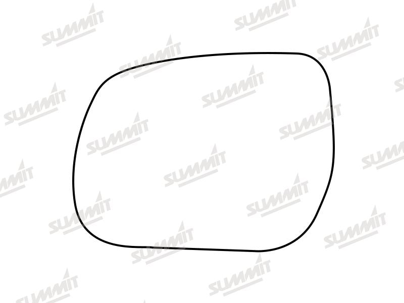 Summit Stick-On Standard Mirror Glass fits Daihatsu Terios 06 to 15 LHS - Summit - My Roof Bars