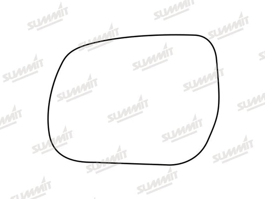 Summit Stick-On Standard Mirror Glass fits Daihatsu Terios 06 to 15 LHS - Summit - My Roof Bars