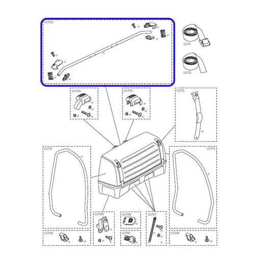 Thule Cross bar compl. 9171 Replacement/Spare Part 1500052703 - Thule - My Roof Bars