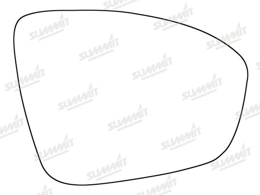 Summit Heated Base Plate With Standard Mirror Glass fits Renault Megane 2015 on RHS - Summit - My Roof Bars