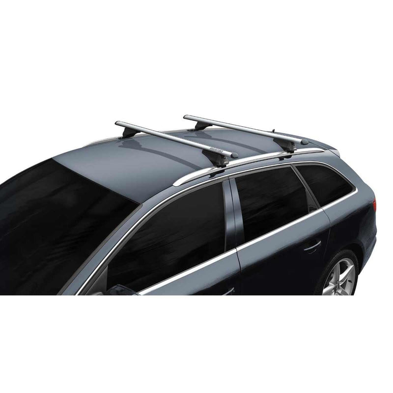 Menabo Tiger Silver XL Duo Rail Roof Bars 1315mm (75kg Max.) - Menabo - My Roof Bars