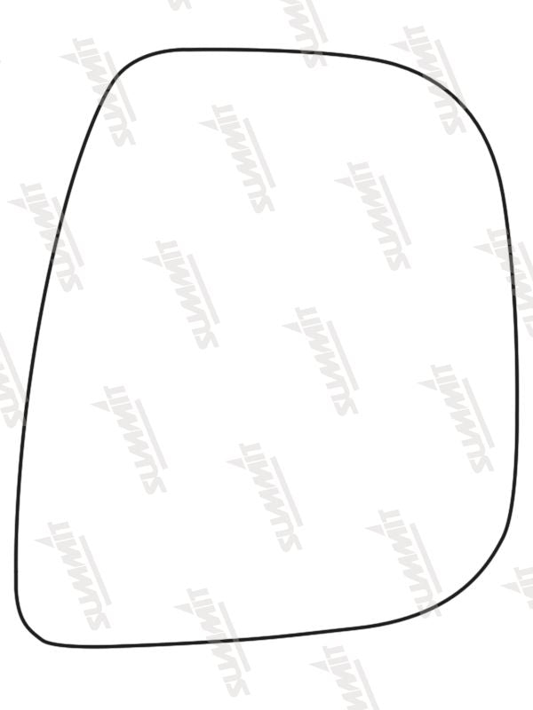 Summit Heated Base Plate With Commercial Mirror Glass fits Citroen Berlingo 13 on RHS - Summit - My Roof Bars