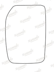 Summit Stick-On Commercial Mirror Glass fits Ford Transit Mk6 LHS - Summit - My Roof Bars