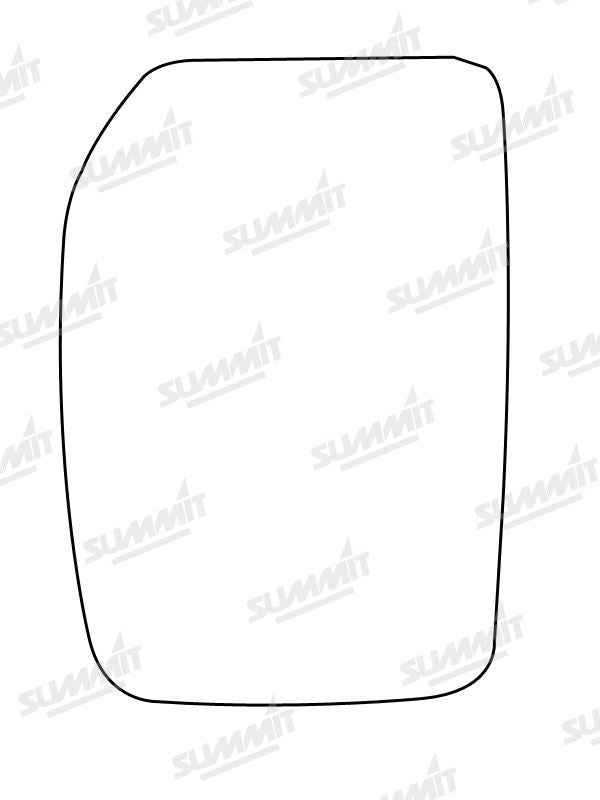 Summit Stick-On Commercial Mirror Glass fits Ford Transit Mk6 LHS - Summit - My Roof Bars