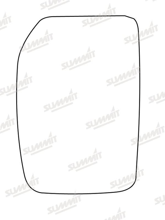 Summit Stick-On Commercial Mirror Glass fits Ford Transit Mk6 LHS - Summit - My Roof Bars