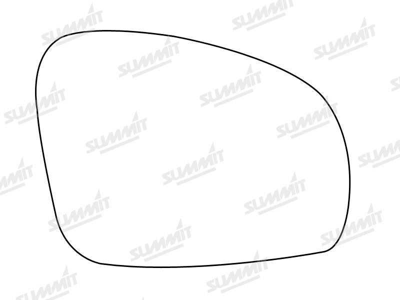 Summit Heated Base Plate With Standard Mirror Glass fits Skoda Fabia RHS - Summit - My Roof Bars