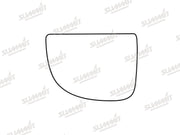 Summit Stick-On Commercial Lower Blind-Spot Mirror Glass fits Iveco Daily 14 on LHS - Summit - My Roof Bars