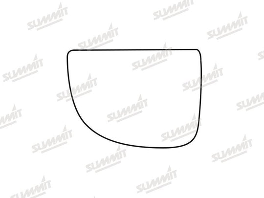 Summit Stick-On Commercial Lower Blind-Spot Mirror Glass fits Iveco Daily 14 on LHS - Summit - My Roof Bars