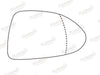 Summit Stick-On Aspheric Mirror Glass fits Vauxhall Corsa 07 on RHS - Summit - My Roof Bars