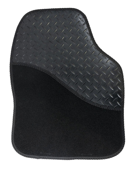 Universal Car Carpet Floor Mats Set with Rubber Pad - UKB4C - My Roof Bars