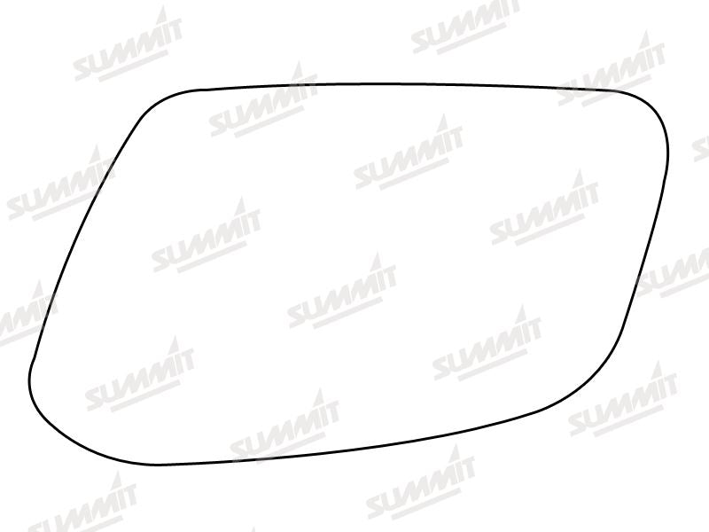 Summit Stick-On Standard Mirror Glass fits Citroen XM 94 on LHS - Summit - My Roof Bars