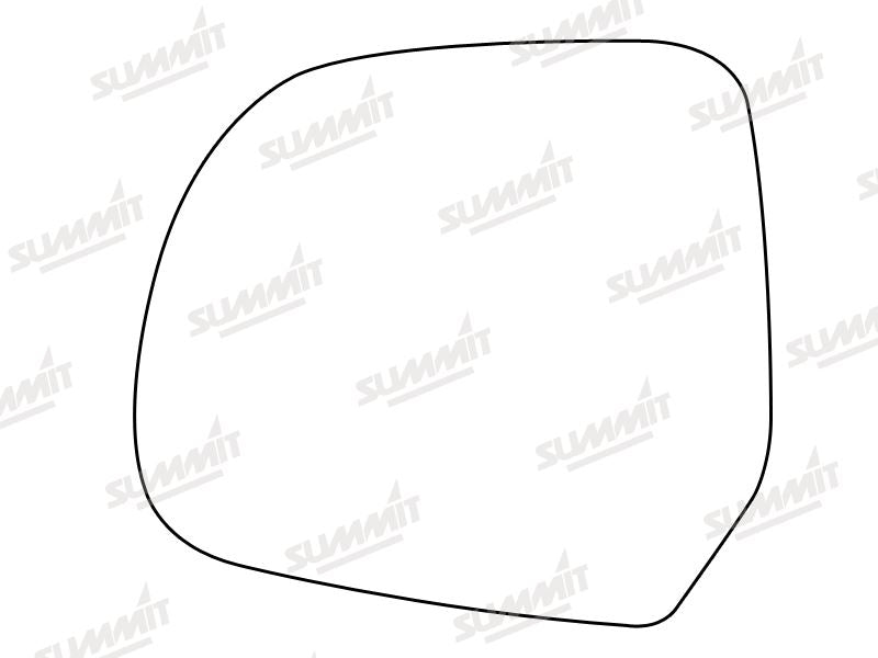 Summit Heated Base Plate With Standard Mirror Glass fits Nissan Micra 12 on LHS - Summit - My Roof Bars