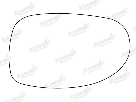 Summit Stick-On Standard Mirror Glass fits Citroen C5 LHS - Summit - My Roof Bars