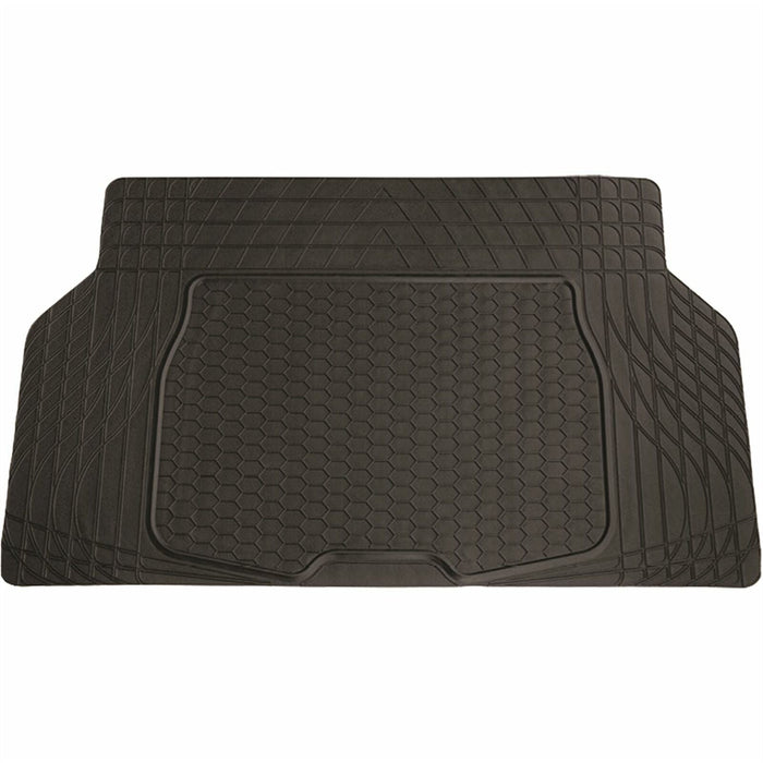 Sakura Universal Fit All Black Heavy Duty Rubber Non-Slip Car Boot Liner - Saxon - My Roof Bars